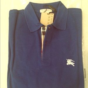 Burberry Long Sleeve Polo Shirt
